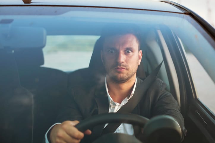 shocked driver